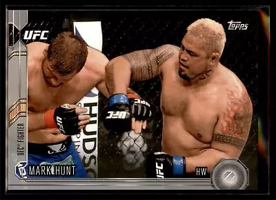 2015 Topps UFC Chronicles SILVER Parallel #107 Mark Hunt • $3