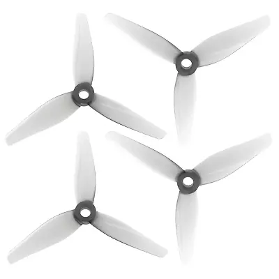 HQProp 3.5X2.8X3 3.5 Inch 3-Blade Propeller Set (2x CW / 2x CCW) Gray Polycarbon • $6.49