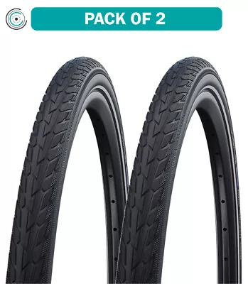 Pack Of 2 Schwalbe Road Cruiser Tire 700 X 32 Clincher Wire Black KGuard • $59.92