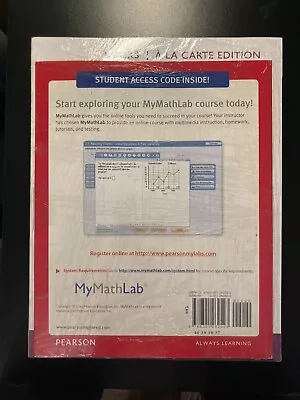 My Math Lab (2012 À La Carte Edition With Student Access Code) - David Lay • $24.50