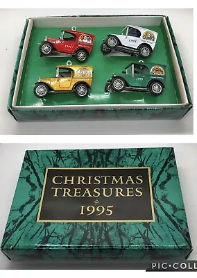 Matchbox Yesteryear Christmas Treasures Ornaments 1995 Four Y-65 Austin 2.5” • $25.99