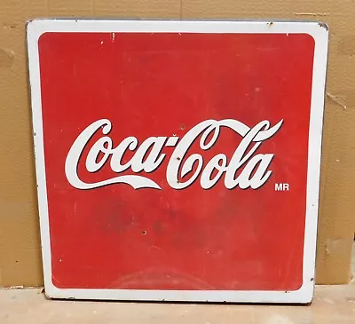 Coca Cola Metal Table Porcelain Top #4-Mexican-Restaurant Bar-30x30-Vintage • $159.97