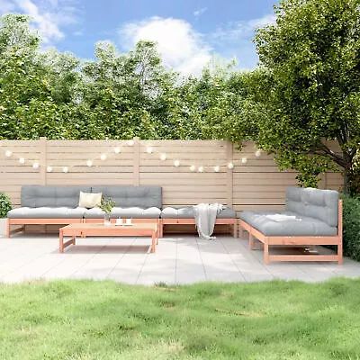 Tidyard 6 Pcs Garden Sofas Set Pallet Furnitures Set Patio Corner Sofa With P3P8 • £621.38