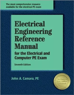 Electrical Engineering Reference Manual For The Electrical And Computer PE Exam • $60.35