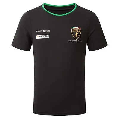 Lamborghini Squadra Corse Kid's Team T-Shirt Black • £40.17