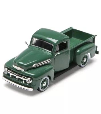 Denver Die-Cast 1:48 Scale 1951 Ford Pick-Up Truck - GREEN W/Green Rims -  New • $13.89