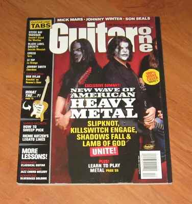 Guitar One Magazine SLIPKNOT Richie Kotzen SHADOWS FALL Lamb Of God MICK MARS • $14.63