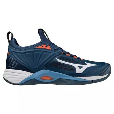 Mizuno Volleyball Shoes WAVE MOMENTUM 2 V1GA2112 12 Navy/White/Blue Unisex 2022 • $122.98