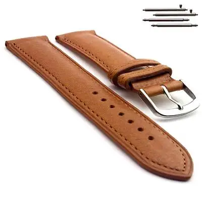 Leather Watch Strap Band Vegetable Tanned 12 14 16 18 20 22 Alan MM • £19.95