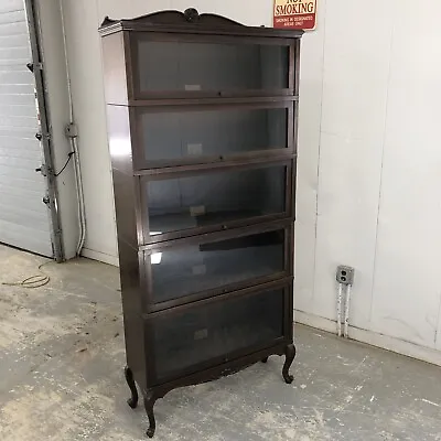 Rare All Original Antique '20s Globe Wernicke Mahogany Barrister Lawyer Bookcase • $1895