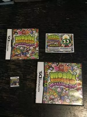 Nintendo DS Moshi Monsters Moshling Zoo Game Case Booklet Complete • $15