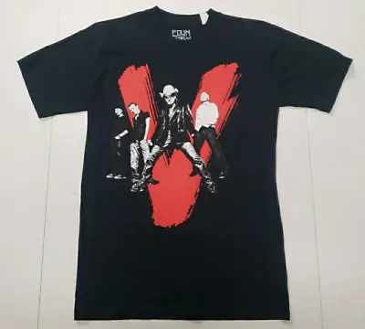 U2 Vertigo Concert 2005 Tour EDUN T-Shirt Black & Red 2 Sided Men's Medium EUC • $24.89