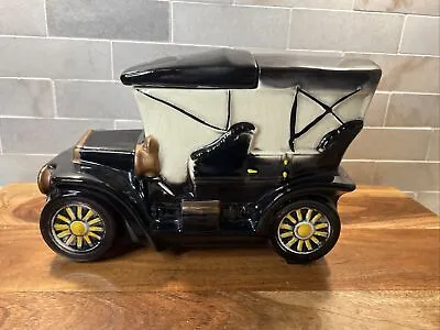 Vintage Collectible1960s McCoy Ceramic Touring Car Cookie Jar Auto Ford Model T • $60