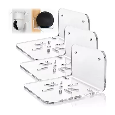 Acrylic Floating Shelf For Security Camera/Baby Monitor/Speaker Wall Mount Stand • $27.06