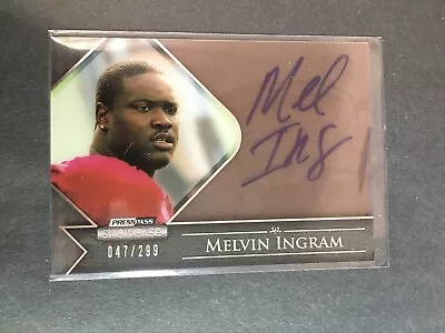 F161401  2012 Press Pass Showcase #SCMI Melvin Ingram/299 CHIEFS AUTO • $10