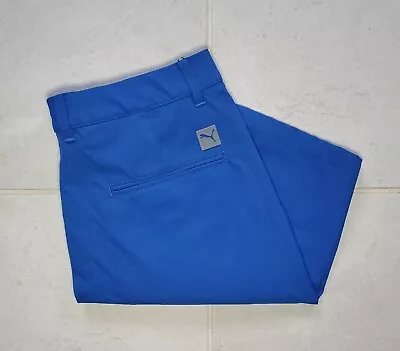 Puma Men's Size 32 Blue Soft Stretch Golf Shorts EUC • $36.99