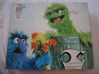 Puzzle Sesame Street Muppets Milton Bradley Herry Monster Oscar Vintage 1976 • $16.99