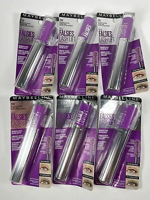 Lot Of 6 Maybelline The Falsies Lash Lift Mascara 200 Blackest Black • $24.49