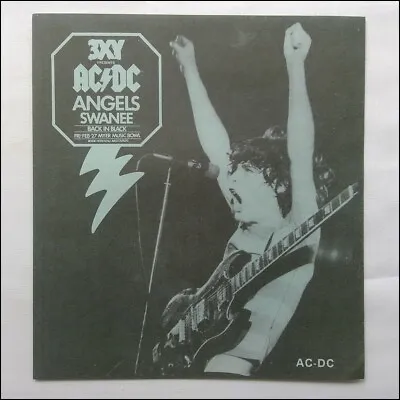 3XY Music Survey Top 40 Chart 20th February 1981 AC/DC • $6.99