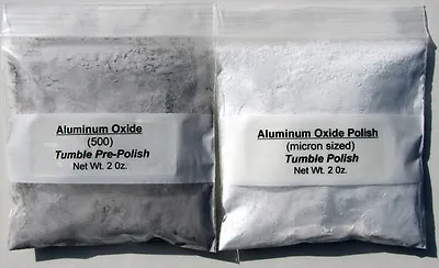 Rock Tumbling Polish And Pre-Polish Kit Aluminum Oxide (2) Pack • $8.49