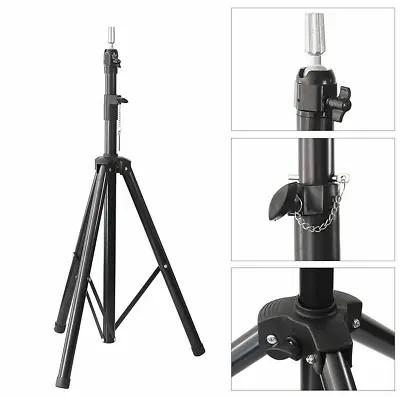 Mannequin Head Tripod Heavy Duty Metal Stand Adjustable Wig Makeup Lash Trainer • $17.99