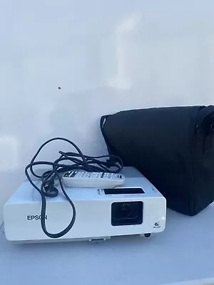 Epson Powerlite 83+ 3LCD EMP-83H Projector - With Remote And Cables • $55