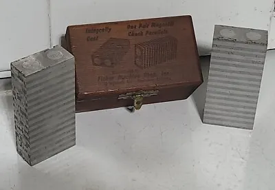 FISHER MACHINE SHOP INC Magnetic Chuck Parallels Machinist Tools MADE IN USA. • $70