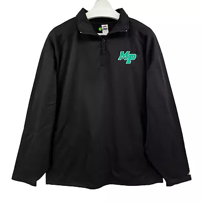 Monterey Park Mustangs Fleece Jacket Pullover 1/4 Zip Sweatshirt Size XL Black • $7.46