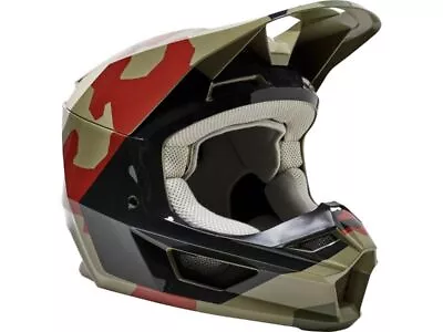 Fox Racing Motorcycle Helmet MX Dirt Bike Motocross Off-Road Youth V1 Core BNKR • $98.99