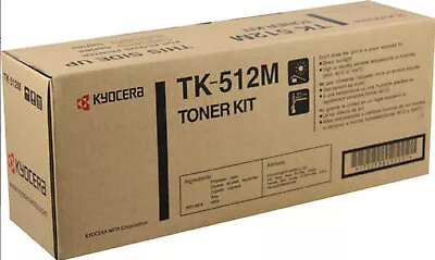 TK-512M | 1T02F3BUS0 | Original Kyocera Toner Cartridge - Magenta • $79.90