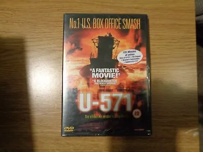 U-571 DVD (2001) Matthew McConaughey Mostow (DIR) Cert 12 New FREE P & P • £3.08