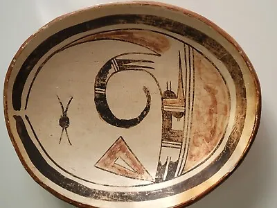 $1800 • Buy Nampeyo Of Hano, Hopi Pueblo Pottery Bowl,  Bird Hanging From Sky Band,  Ca 1905