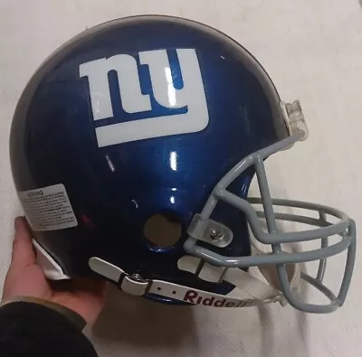 NY GIANTS Authentic Riddell Full Size On Field Helmet Pre-2008 NFL VSR4 VSR2-Y • $225