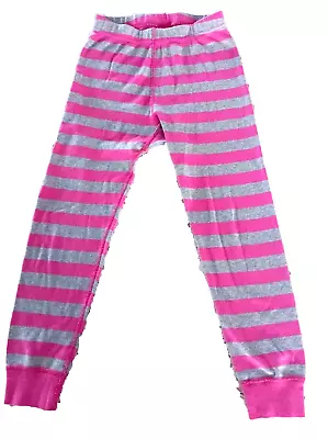 Hanna Andersson NWOT PJ Bottom 5y Pink & Gray Stripe 100% Organic • $7.99
