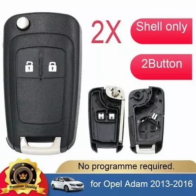 2X Suitable For Holden Colorado RG 2012 2013 2014 2015 2016 Remote Key Shell 2B • $15.71