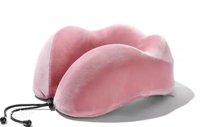 Travel Pillow Memory Foam Neck Pillow Comfortable Breathable Eye Mask Ear Plugs • $14.99