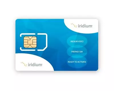 $8.63 • Buy Iridium Satellite Phone Prepaid SIM Card (no Airtime)  