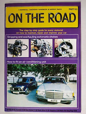 On The Road Marshall Cavendish Motoring Car Magazine Partworks 1980  Number 80 • £4.49