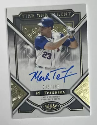 2023 Topps Tier One Mark Teixeira Auto 038/199 • $16