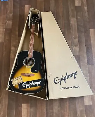 Epiphone Acoustic Guitar Model DR-100 VS Vintage Sunburst • $150