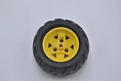 LEGO Wheel Tyre Rim Yellow Wheel Technic Tire 68.8x36 H 41896c02 • $4.59