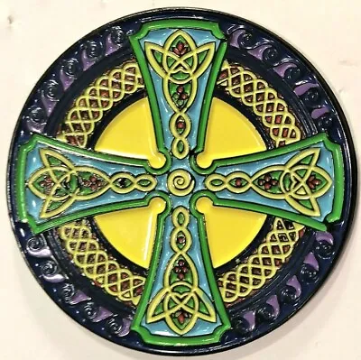 Celtic Cross PIN Vintage Enamel Grateful Dead Irish Ireland Christian Rare • $7.77