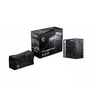 Msi 1000W Atx 3.0 Fully Modular Power Supply MPG A1000G PCIE5 Active Pfc/80 Plus • £198.75