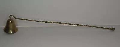 £10.99 • Buy Vintage Brass Candle Snuffer With Twisted Handle 30cm 