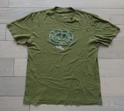 Ecko Unltd Marc Echo Signature T-shirt Green XL • £26.99