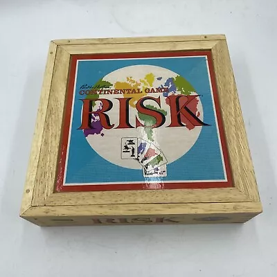 Parker Brothers Risk Nostalgia Series Continental Board Game Wood Box • $2.97
