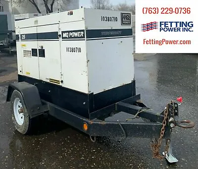 25kVA Multiquip MQ Power Mobile Diesel Generator DCA25SSIU4F | S/N: 7150787 • $15900