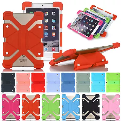 Universal Shockproof Silicone Stand Cover Case For 7-12 Inch Android Tablet PC • $11.49