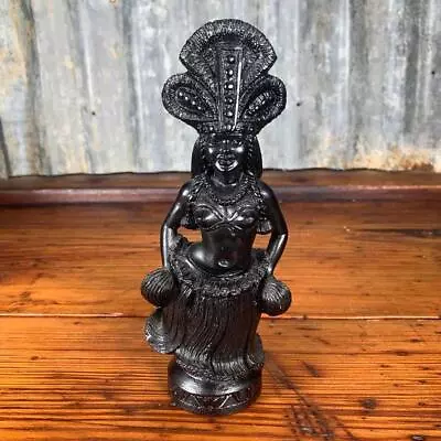 Vintage Hawaii Black Lava HULA DANCER Mid Century • $15