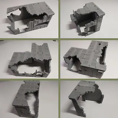 Tycho Starport Ruined Building Terrain Sci Fi Wargaming 28mm Tabletop Scenery • £15.99